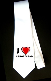 I Love Abbottabad Party Decoration Necktie
