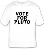 Vote for Pluto White T-shirt