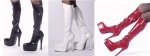 Women's Platform Pointed Toe Knee High Boots