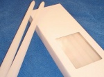Box of 12 White Taper Candles - 12 Inch Candles