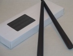 Box of 12 Black Taper Candles - 12 Inch Candles