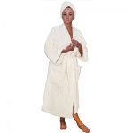 Bahama Towel Eco-Friendly Luxury Spa Oasis Robe (White)