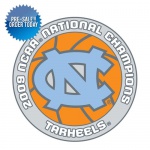 NORTH CAROLINA TAR HEELS NCAA 09 CHAMPS COMMEMORATIVE EXECUTIVE CUFFLINKS W/JEWELRY BOX