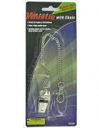 whistle w/metal chain SET OF 36