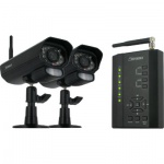 Defender Digital Wireless DVR Security System with Receiver, 2 Long-Range Night Vision Cameras, and 2GB SD Card (JBX301-PX013)