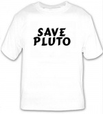 Save Pluto White T-shirt
