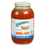 Sabrett Pushcart Style Onions in Sauce 64oz - CASE PACK OF 2